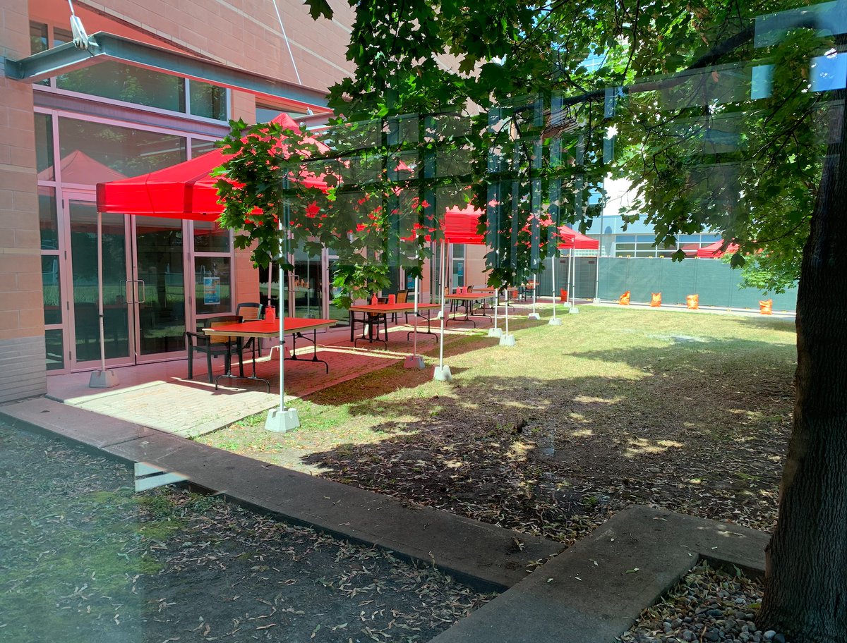 Effective immediately, there can be up to two visitors for an outdoor visit with a resident. #covid19 tests are no longer required to attend an outdoor visit. Individuals scheduled to visit tomorrow (July 16th) do not need to phone ahead to speak with our team. #seemecare