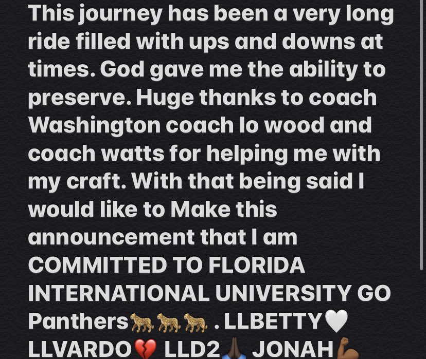 JakoviB's tweet photo. GODS PLAN💛💛🙏🏿 #LLD2 #LLVARDO @kenard_lang @DrewDavis_FIU @BrynRenner https://t.co/DA5RHgGQWe