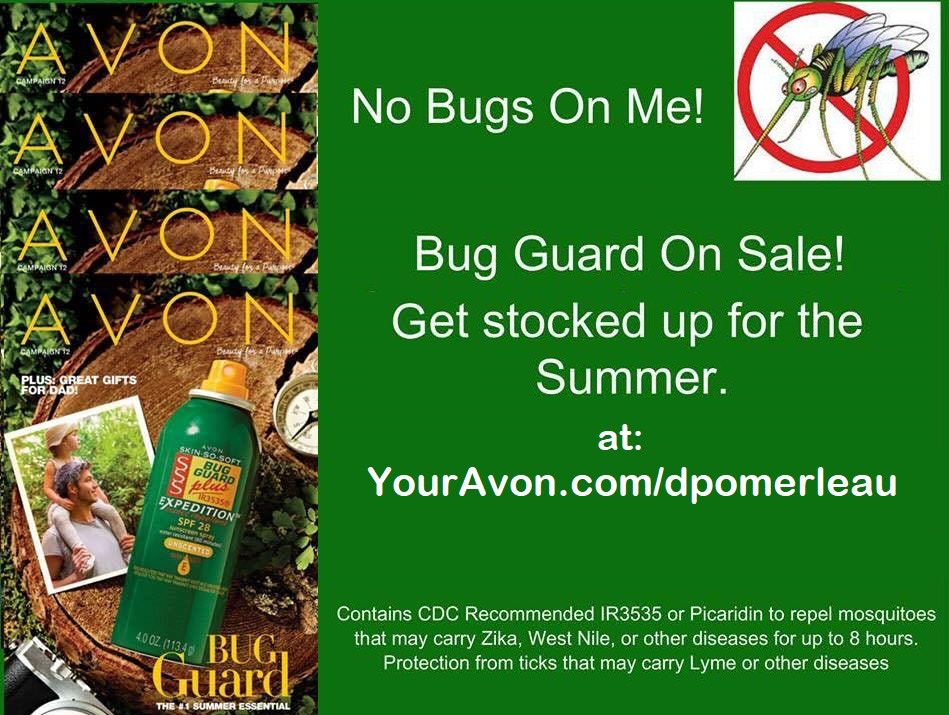 Skin-So-Soft Bug Guard Plus - DEET-free insect repellent that provides effective protection against mosquitoes, deer ticks, gnats & more.

order today at: go.youravon.com/3nc3m5

#stopmosquitoes #stopbitingbugs #iri3535 #picaridin #bugguardplus #skinsosoft