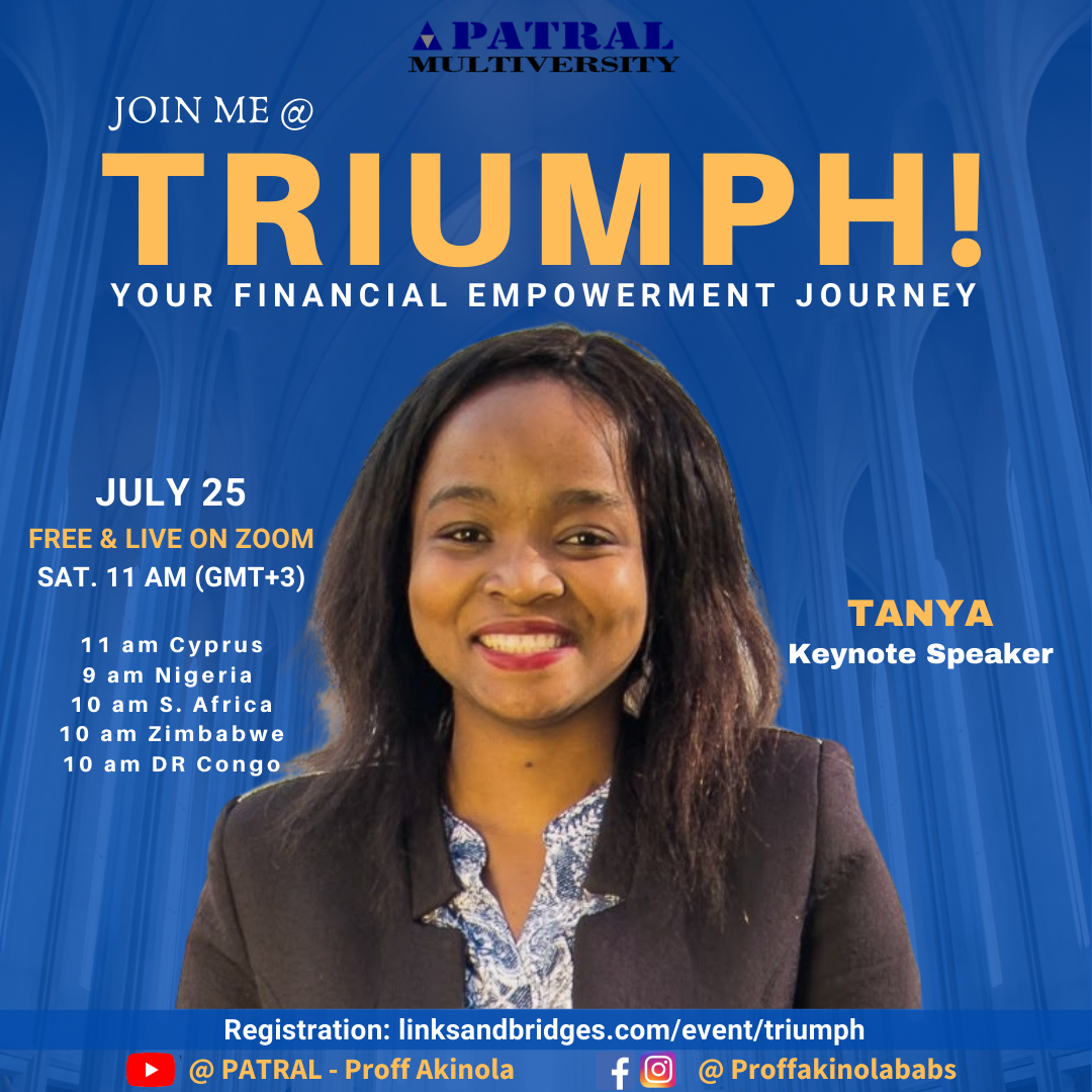 akwealths's tweet photo. Meet PATRAL TRIUMPH Workshop Keynote Speakers. You are specially invited to the workshop. Registration is ongoing @ https://t.co/ir6zklXGSB https://t.co/LDmanqfhwi