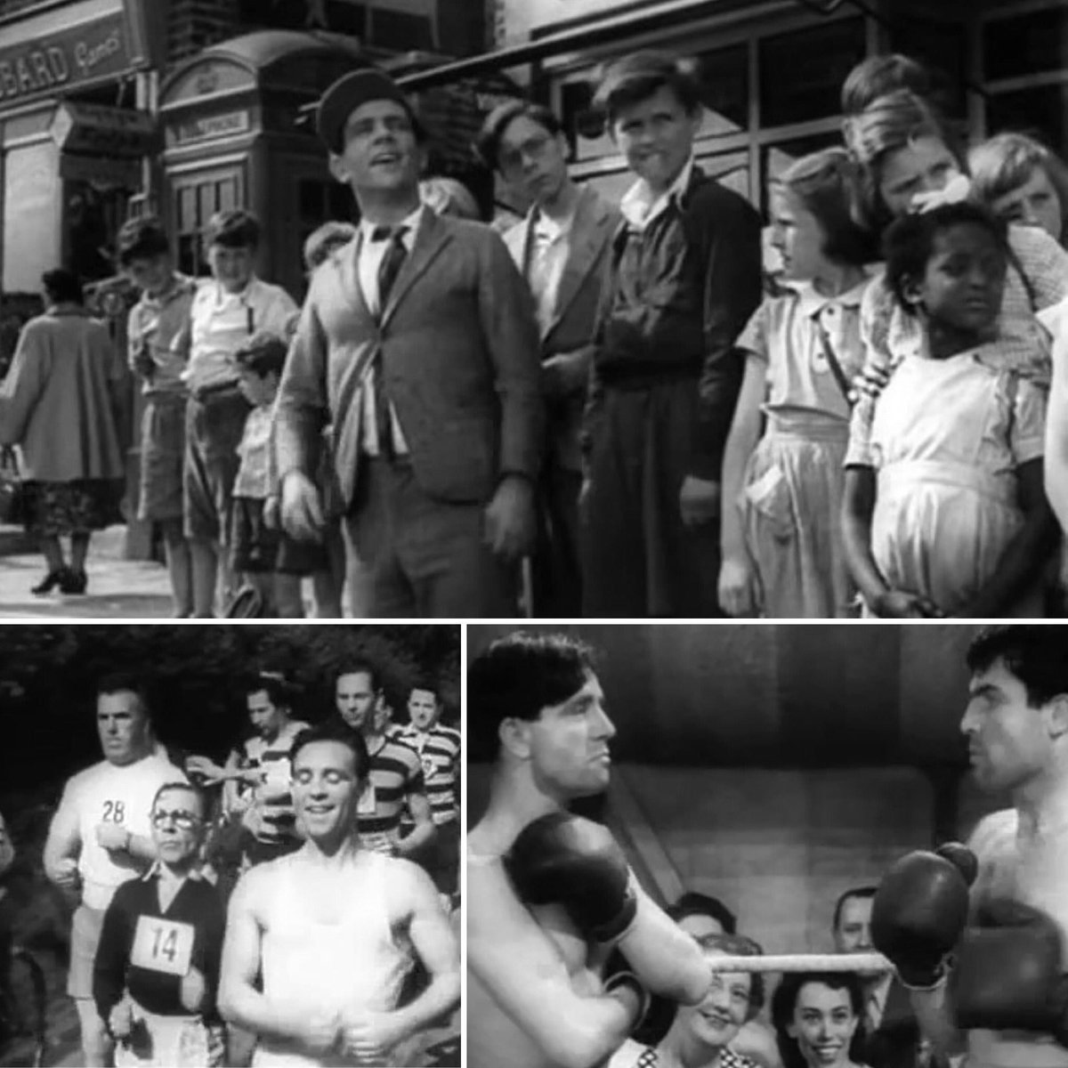 iamnigeu's tweet photo. Friday at 2.30pm on @TalkingPicsTV the 1955 Comedy One Good Turn. Stars Norman Wisdom, Joan Rice, Shirley Abicair, Thora Hird, William Russell, Joan Ingram, Richard Caldicot. Also Frazer Hines, Percy Herbert, Arthur Mullard, Graham Stark (all uncredited). @WhoFrazer #50scomedy https://t.co/A9upnYrabw
