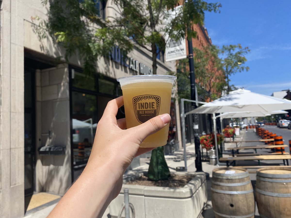 indiealehouse's tweet photo. And we’re back (with a patio)! At long last you can sip on some Indie brews and enjoy the gorgeous summer weather we’ve been having. 

We couldn’t be more excited to see everyone out and about (and safely distanced 👍). https://t.co/NvsMuTu3lw
