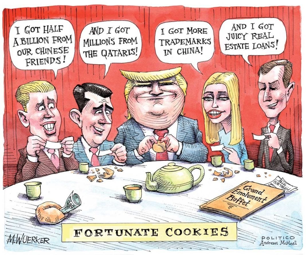 LitWallet's tweet photo. @HuffPost #TrumpCrimeSyndicate had been violating #ethics #emoluments first moment of their rigged seat. Imagine if they're born poor, they'd  be living paycheck to paycheck! Screw this corrupt family, worst first family ever. 
#NepotismBarbie
#IvankaisthenewKaren https://t.co/07gKD0L9OR