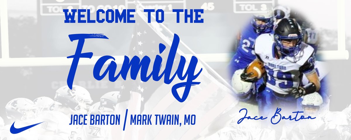 IC_Football's tweet image. This FAMILY is proud to welcome Jace Barton from Mark Twain, MO to the Hilltop! #2020VISION