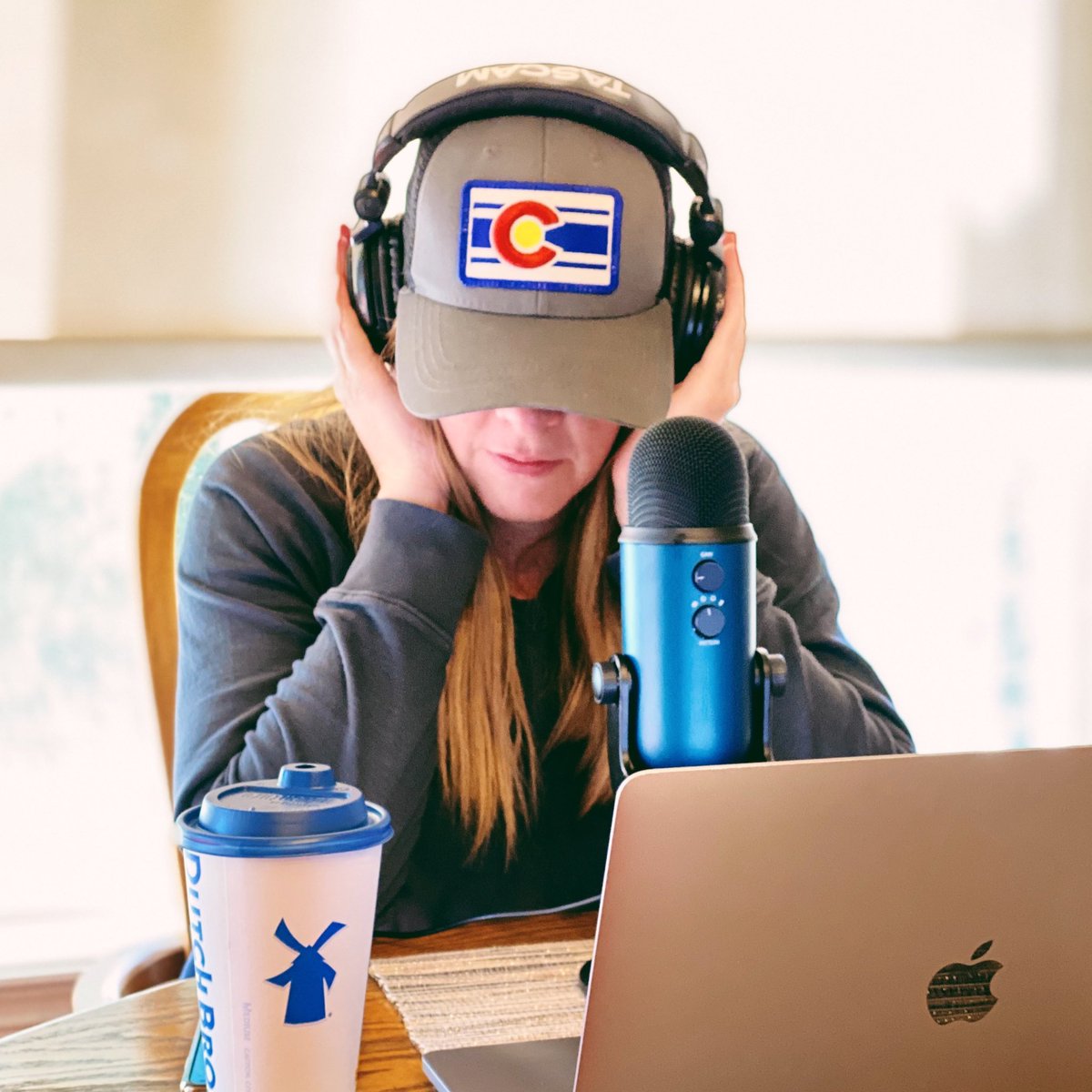 Sometimes a change of scenery is needed. I still have students to advise, interns to supervise, &amp; podcasts to promote #embracinguncomfortable, but being able to do it all from Dad’s kitchen table in Co. has been refreshing. 🙏🏻for the boost <a href="/DutchBros/">Dutch Bros Coffee</a> #wellnesswednesday