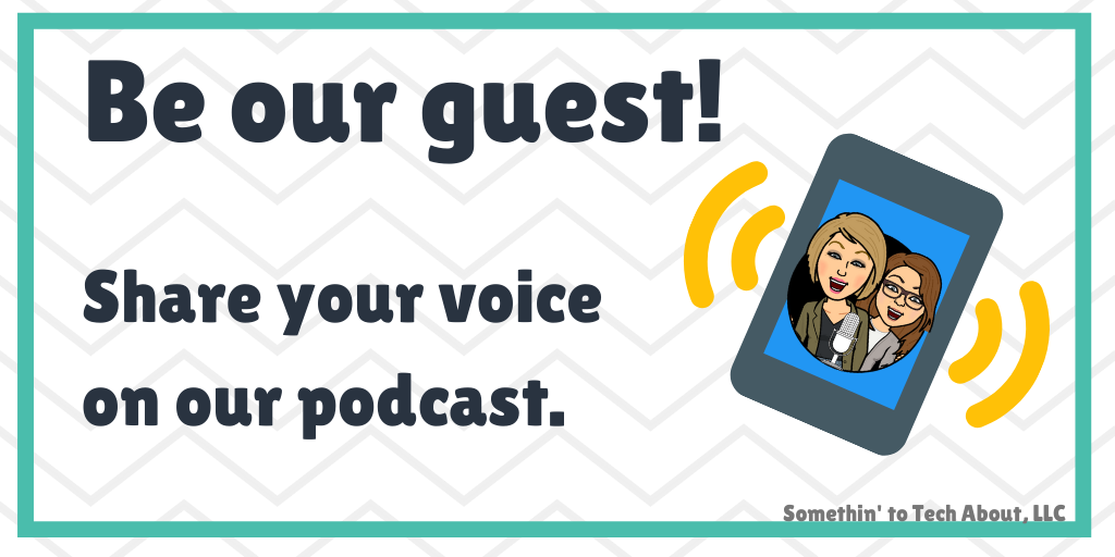 𝙎𝙝𝙖𝙧𝙚 𝙮𝙤𝙪𝙧 𝙫𝙤𝙞𝙘𝙚! You have amazing ideas &amp; resources. Share them on our podcast.  Sign up today!!
➡bit.ly/2DbXHXQ #PodcastPD #teacherlife #teacherleader #Level4 #SCCPSS #edtech #TechCoach