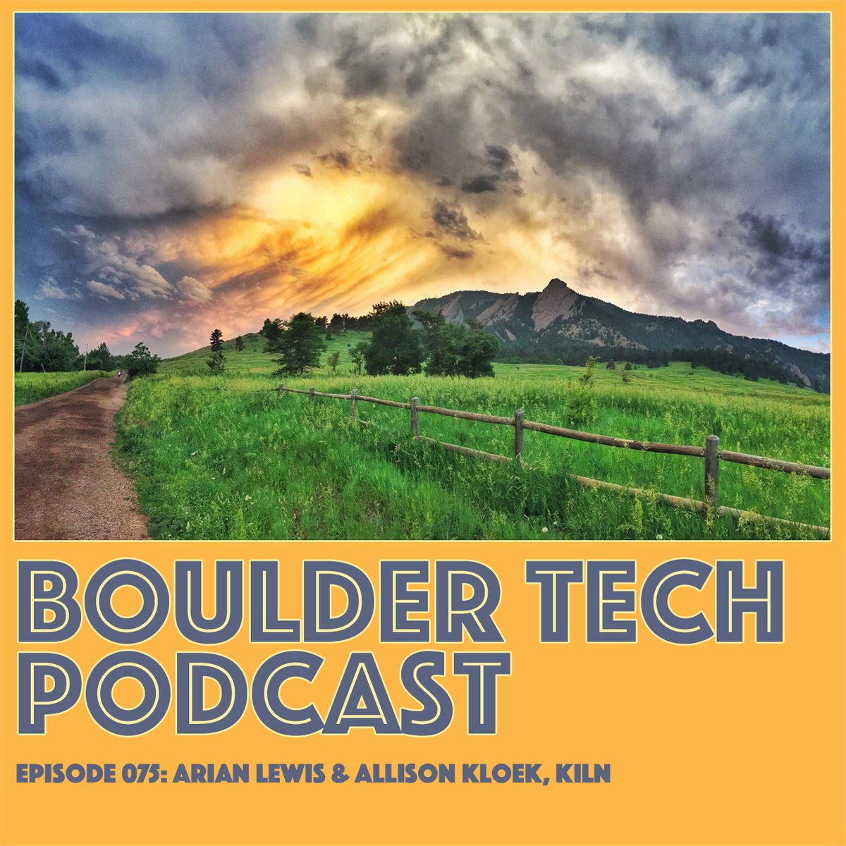 BoulderTechCast's tweet photo. EP75 of @BoulderTechCast features @LewisArian and Allison Kloek from @meetatkiln, a coworking space coming to 21st/Pearl in Boulder this fall. Topics: why they chose Boulder, the workspace in the age of #Covid_19, community, more. @bldrstartupweek #boulder https://t.co/WbdInnHh47 https://t.co/qdEzzwcmBF