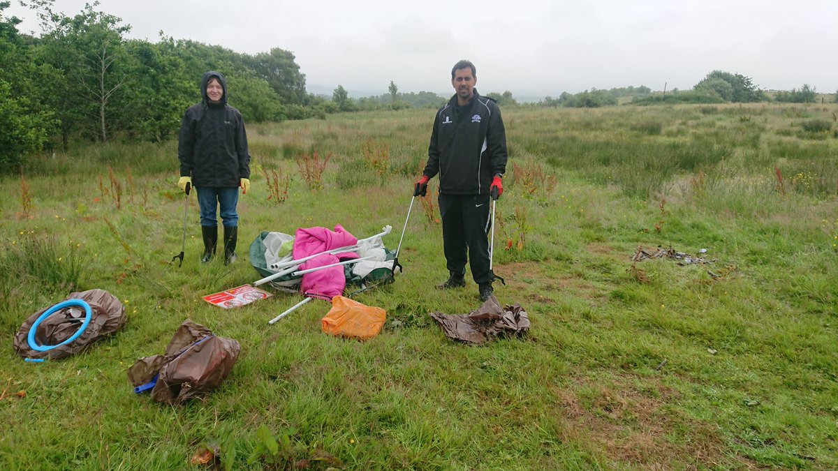 LianPate's tweet photo. JUBILEE MEADOW UPDATE
Top recruits Alistair and local councillor @afrasiab_anwar helped bag and drag all the crap off the meadow yesterday. Both absolute legends
Thanks to @burnleycouncil parks team for collecting the rubbish
#BankHall @BurnleyLabour #BrunValley @LancsLabour https://t.co/xyXGlGLhjt
