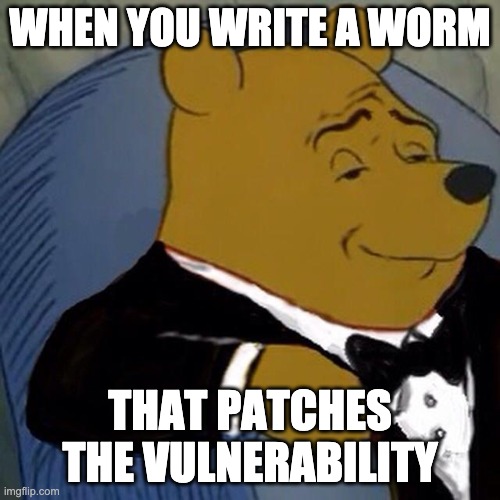 cyb3rops's tweet photo. I'd tip my hat for anyone who writes a worm that sets that registry value, restarts the service and unloads itself
#Palware https://t.co/zUXIjKGTh4