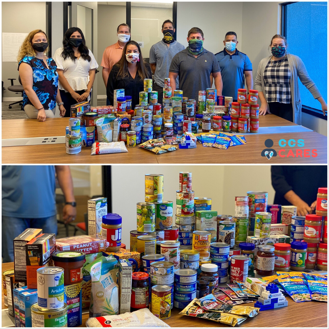 controlledclean's tweet photo. Tuna, Peanut Butter, and Soup, Oh My! The Dallas Corporate office got together and raised 161 food items for the North Texas Food Bank and are excited to impact the local #community!
Letโs end the month strong with an even bigger company wide impact! #CCSCares #VolunteerMonth https://t.co/PMkQsYHcTq