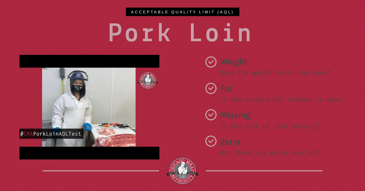 chicago_meat's tweet photo. Liang here with #AQLSpecialist Erica, showing you a quick time lapse (https://t.co/afhqNSm9Cz) of her performing an AQL test on #PorkLoins. This is one step in ensuring we are delivering #QualityMeat to our customers. #MeatWithLiang #AQL #Meat #MeatProcessing #ChicagoMeat #CMA https://t.co/zQ9ajKO2Eu