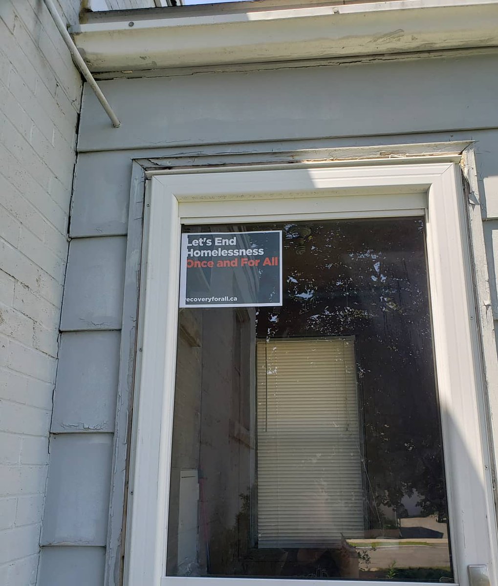 LeighBursey's tweet photo. Happy to support the @CAEHomelessness #RecoveryForAll campaign by sporting these nifty signs on my front facing apartment entrances.
It's a great campaign. I'm happy to offer my support!
#CAEH #Homelessness #HomelessnessEmergency #HomelessnessPrevention #HousingCrisis #CanPoli https://t.co/Z5T8miamhl