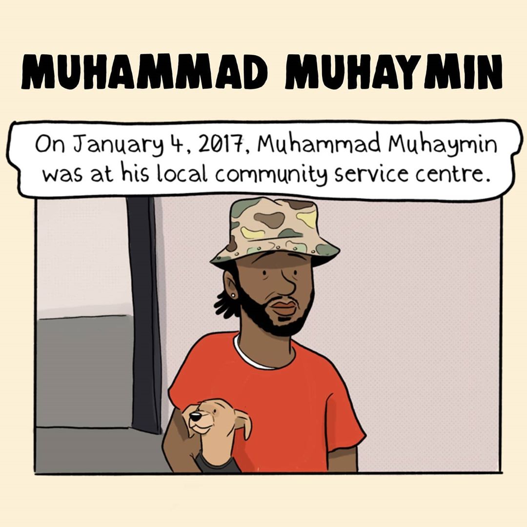 The story of  #MuhammadMuhaymin dying in custody with the  @PhoenixPolice is heart breaking 1/3  #BlackLivesMatter  