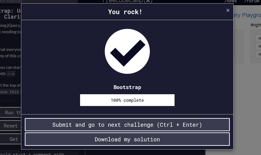 nirvana_core's tweet photo. #100daysofcoding Day 51 completed #Bootstrap it's was awesome. I Will start #jQuery  tomorrow. 

#javascript #CodeNewbie #codingisfun #WomenWhoCode #womenintech #Coding #CodeNewbies #webdev #webdeveloper #LearninNeverStops #Learningathome #code #developers https://t.co/yptfLtSedN