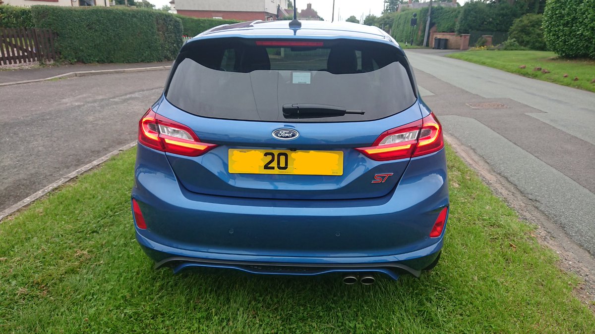 AlanBradbury211's tweet photo. My New Ford Fiesta ST in Ford Performance Blue From Blackhursts Garages in Whitchurch Shropshire. A massive thank you to David & Bertie Blackhurst for letting me use the Courtesy car can't thank them enough. 🏁🏆 #FiestaST #Ford #fordperformance #gofurther #fiesta #20plate https://t.co/kcyjmE0lkP