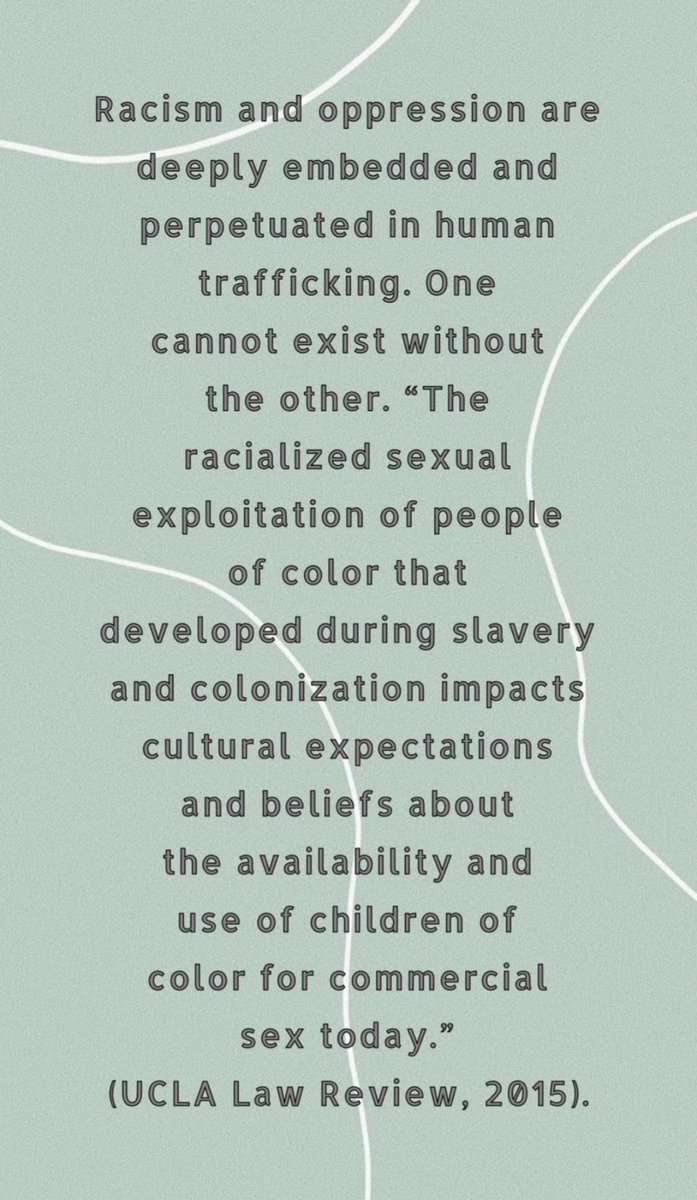 addiemay11's tweet photo. And that’s on the intersection of racism and human trafficking https://t.co/P7CtIjhzvc