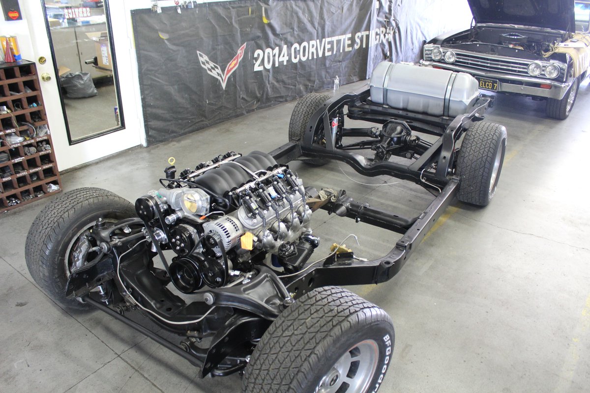 VetteExpress's tweet photo. Here's an update to the #78 #Pacecar #Restoration lots of modifications on this one! #Corvette #C3 #ls3 https://t.co/kNJwPIfbWN