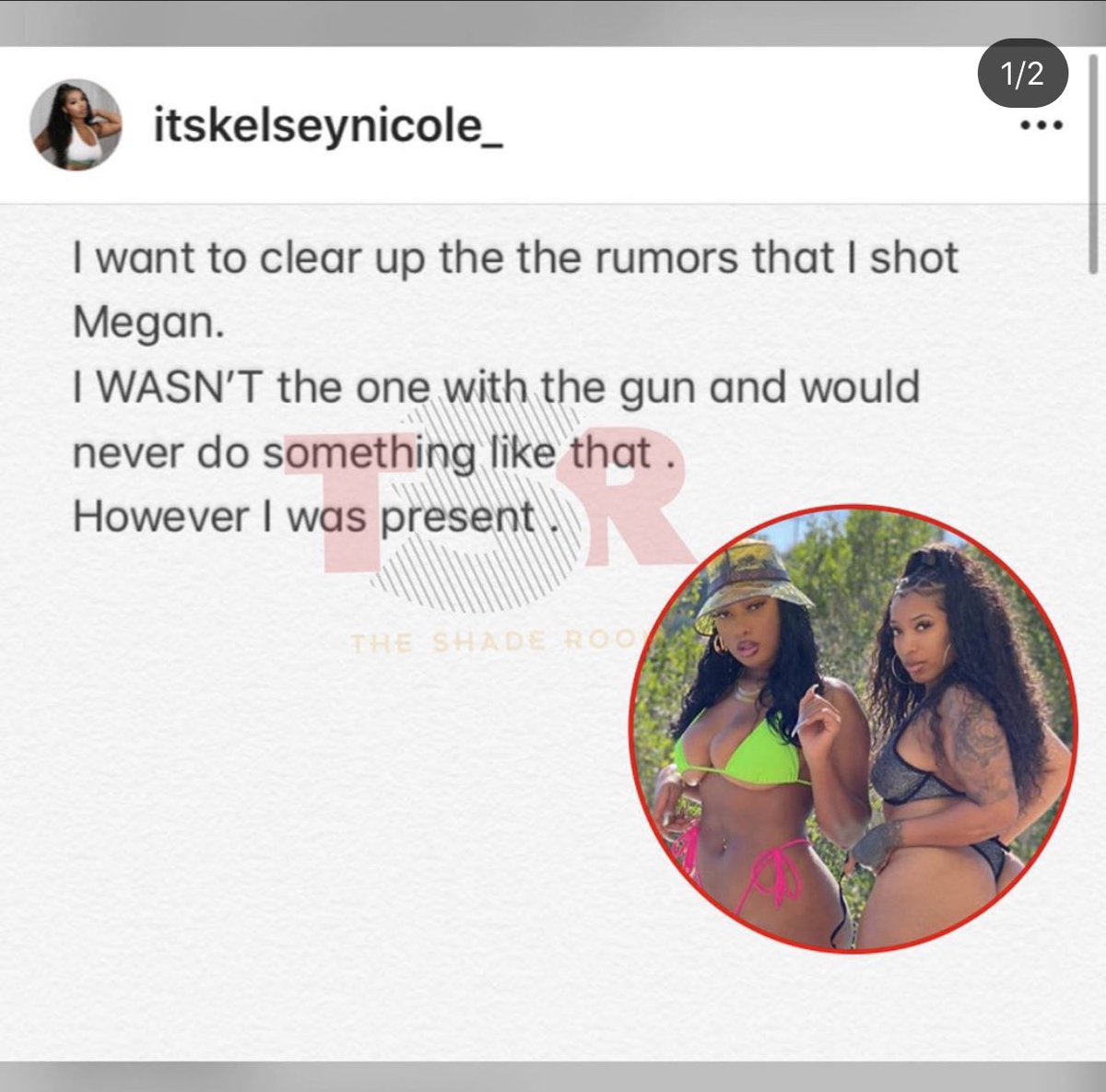 Part 4Megan’s friend Kelsey confirms that she was present during this situation but did NOT shoot her homegirl. Thanks for telling us who didn’t shoot her but we just wanna know who DID. More to come 