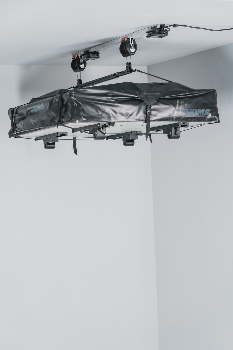 GarageSmartcom's tweet photo. ⁠Lower your rooftop tent onto your car in seconds...it's the stuff dreams are made of!⁠ https://t.co/eRNyLgr7ny