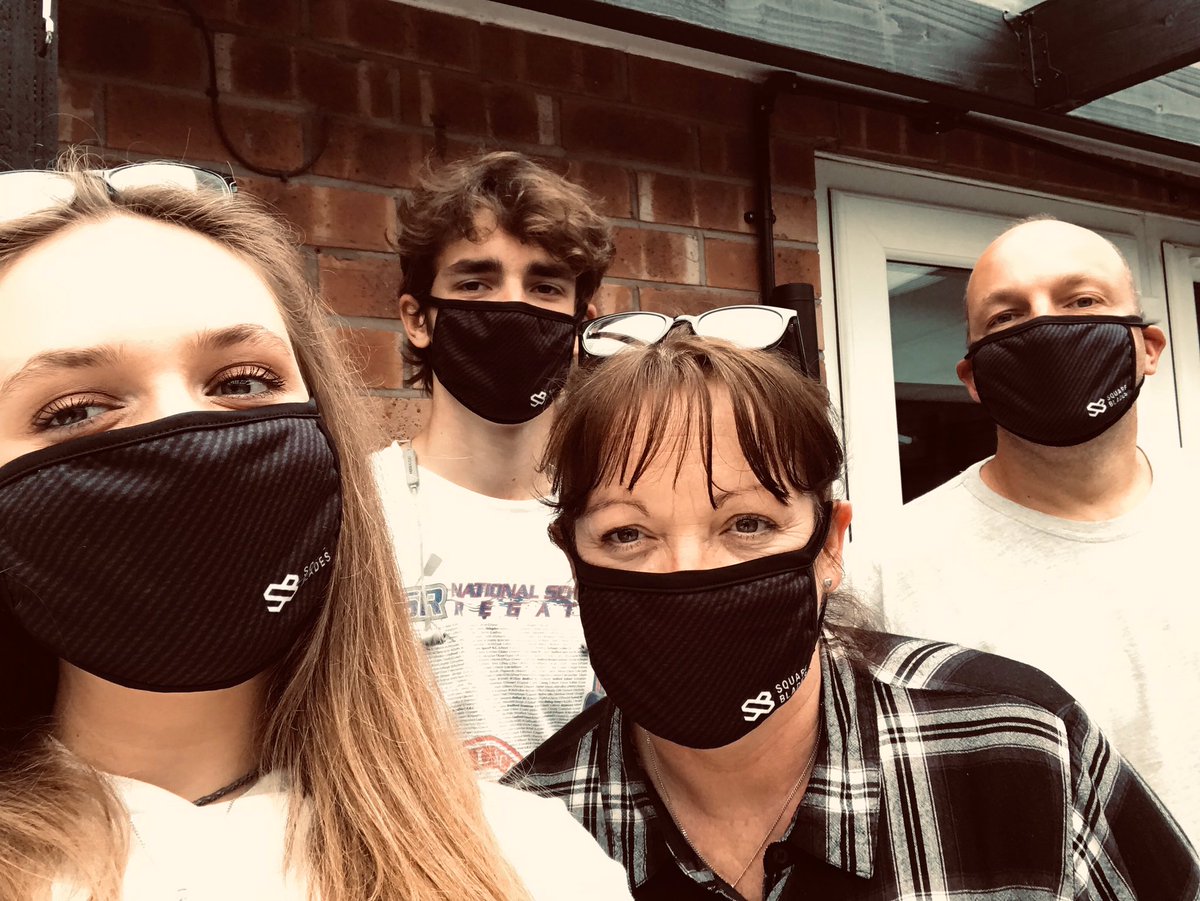 Thanks to <a href="/squareblades/">SQUARE BLADES</a> for our masks- ordered late last night and was delivered this afternoon. Quality product and smart looking. And of course rowing related😃