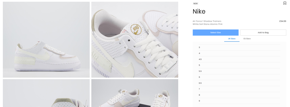 more_sneakers's tweet photo. AD: Wmns Nike Air Force 1 Shadow ‘White/Stone/Atomic Pink’ now live via Office
=> https://t.co/XD1diB557U https://t.co/6JcyL3zMl4