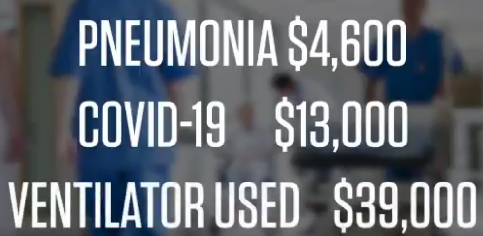 High-risk patients, like the sick elderly, were put on "do not resuscitate" lists (not even attempts), &amp; then added to COVID death numbers. COVID-19 deaths were &amp; still are financially incentivized. Hospitals get paid MORE for C19 deaths esp when ventilators are used.