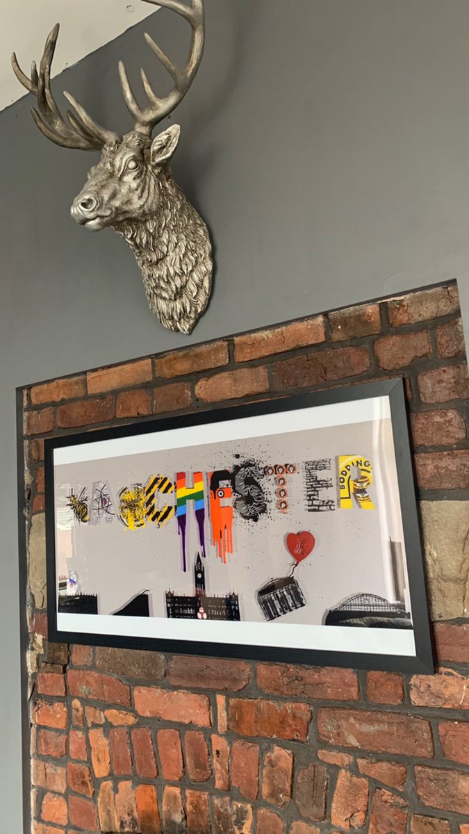 our new piece or art work by @CJTaylordArt  is up!! we love it so much 🥰