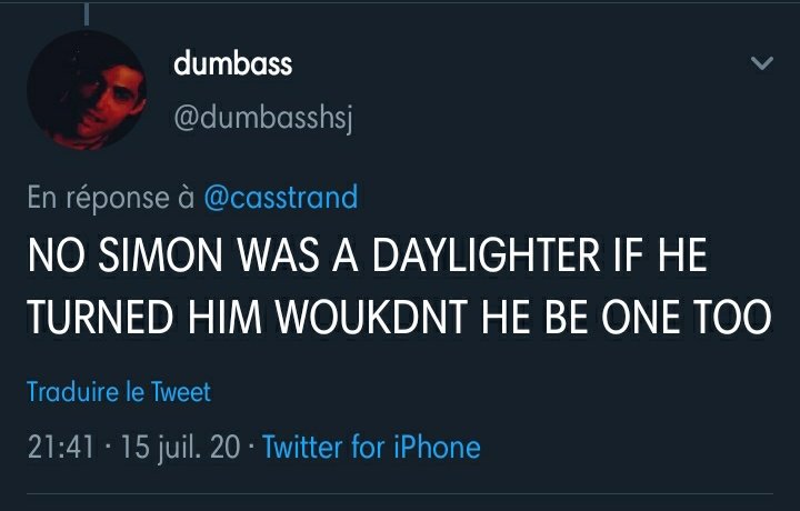 shadowstruggles's tweet image. Vampire!Alec could try to see Magnus in the daylight and burn: