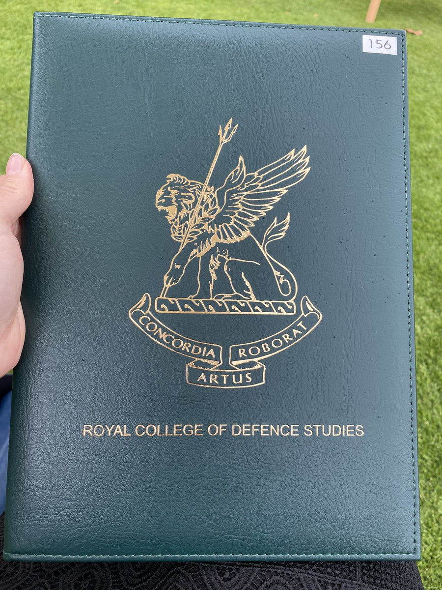 joetheridge's tweet photo. What a fabulous day graduating from the Royal College of Defence Studies. A truly special end at the HAC to what has has been an amazing year with amazing people and lifelong friends from across the globe.  #RCDS @Fujitsu_Defence @ComdtRCDS @DenisKeefe @KienzleCSSS https://t.co/edvpxHgger