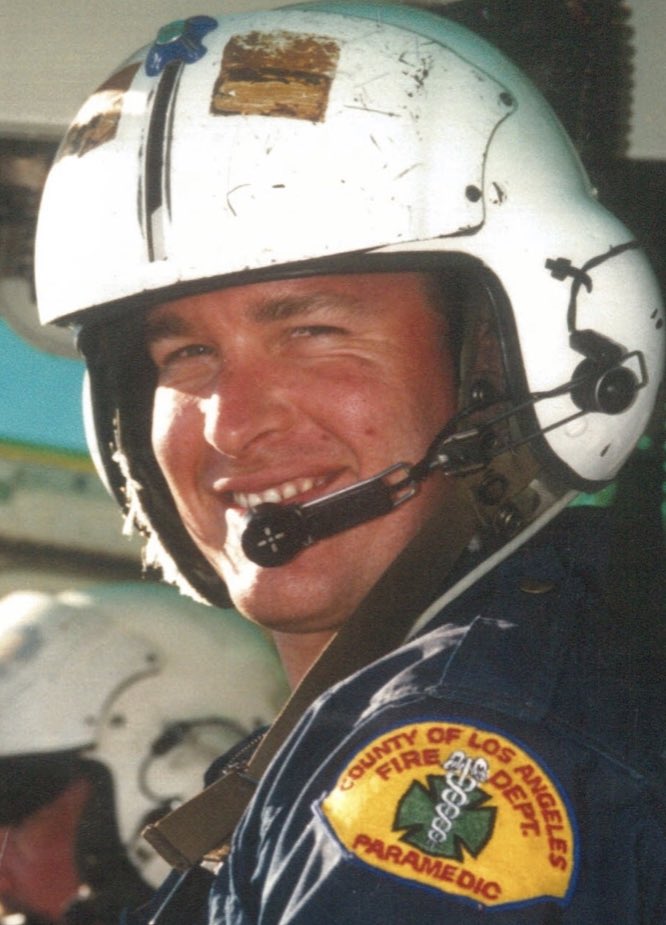 LACoFireAirOps's tweet photo. Our Department lost a legend yesterday. Firefighter/Paramedic/Crew Chief Brian “Buck” Ballentine passed away at the age of 55 after battling a long term illness. Buck faithfully served the County for more than three decades. He was definitely one of a kind and will be missed. https://t.co/Sc4H64OK5H