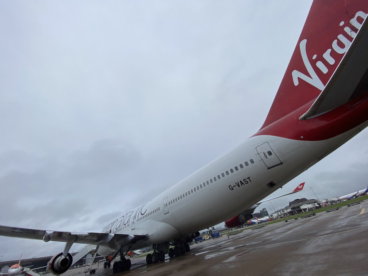 Happy Retirement Ladybird. <a href="/VirginAtlantic/">virginatlantic</a> <a href="/Boeing/">The Boeing Company</a> #747 G-VAST  from <a href="/manairport/">Manchester Airport</a>.  See it on <a href="/BigJetTVLIVE/">BIG JET TV</a>. It’s been an honour to be with you to your final destination #keepsmiling #AvGeek #pilotlife #pilot #airline #boeing #b747 #aviation #history #epic #thankyou