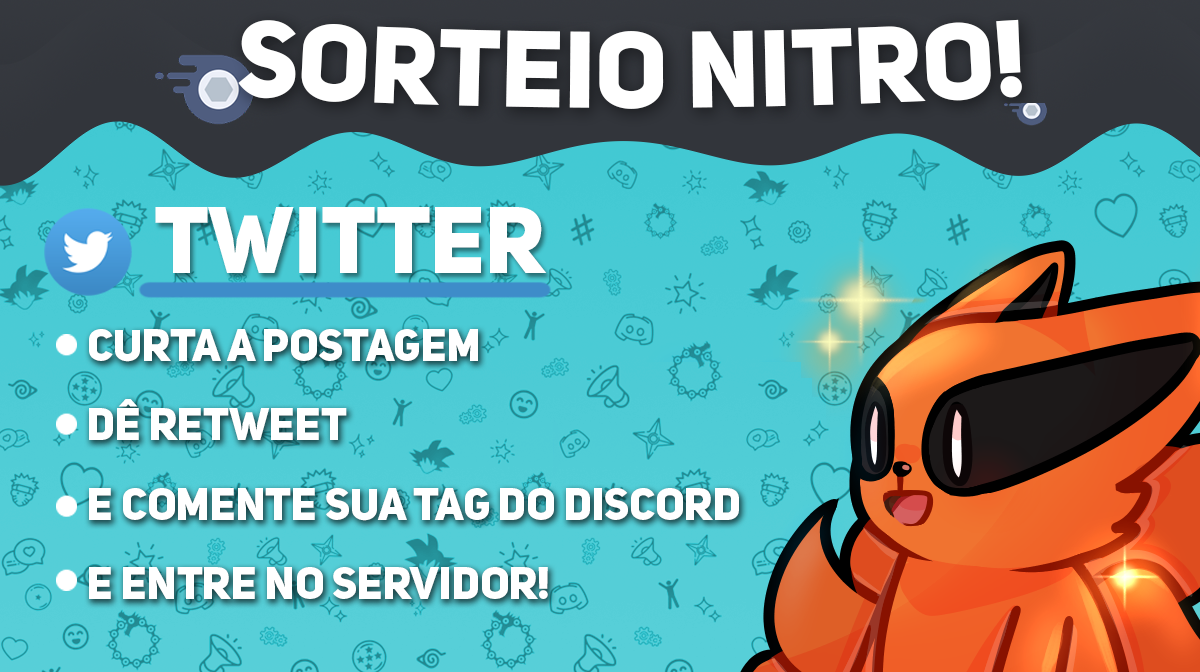 KuraminhaBot's tweet photo. Olá tudo bem? Vim avisar que tá rolando sorteio de 2 Nitro de 10 dólares no Rede Dark. Siga os requisitos pra participar.
Não colocaram na imagem, mas um dos requisitos é me seguir! 😳👉👈 https://t.co/shlifQZ2bK
