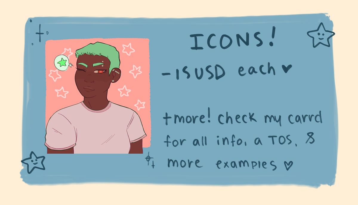 cydersmoke's tweet photo. 🌈 COMMISSIONS OPEN 🌈

this is my first commission sheet i've ever made ;;__;

if you have questions my dms are open/ email me. I take paypal and venmo. more examples, price details, &amp; tos are in the thread below !

5 slots open 💌

#commissionsopen #commissions https://t.co/Uca7BZsttF