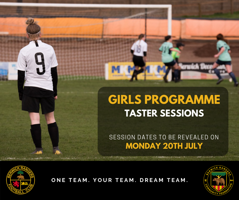 OfficialBRFC's tweet photo. 👀 | Keep an eye on our social media channels this Monday for more information on Girls Programme taster sessions for girls of primary, middle and high school age. https://t.co/K1GgT4PCDT