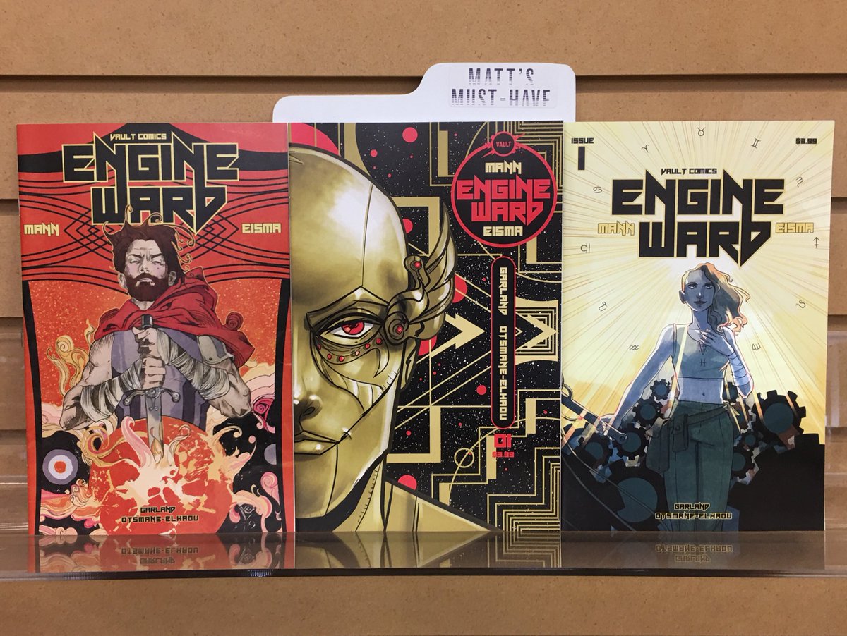 ArcaneComics's tweet photo. Matt's Must-Have for the week is Engineward #1 from @George_Mann, @Supajoe, @MichaelGarland, and @HassanOE. Out on @thevaultcomics. https://t.co/wmUOeYqWTL #ncbd https://t.co/BkzxOXJKdI