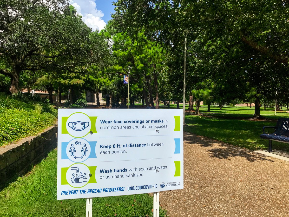 University of New Orleans tweet media