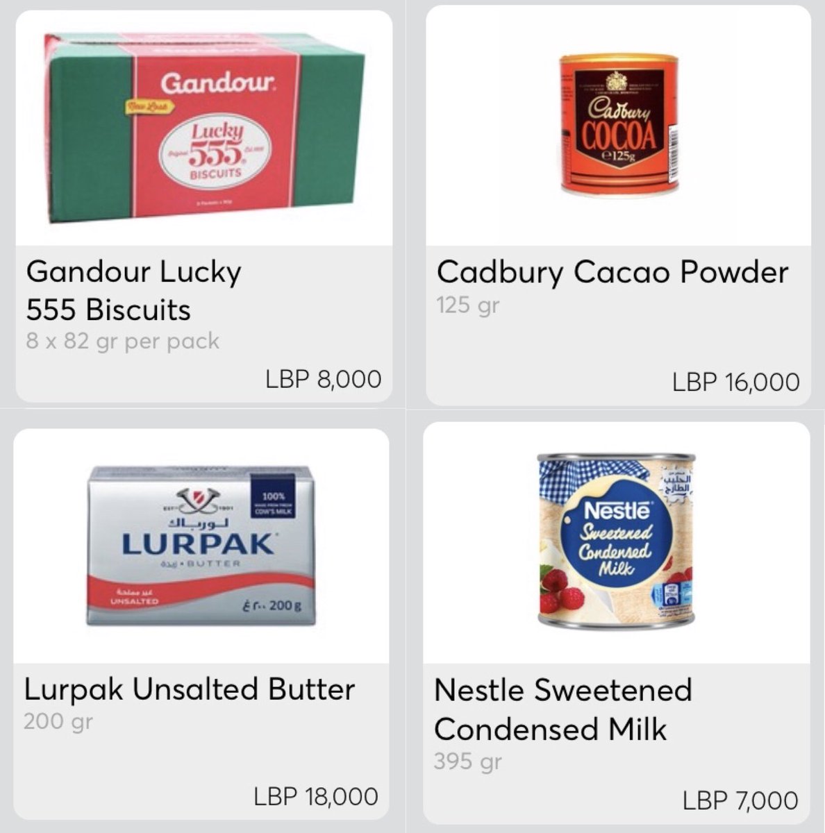 Biscuit au Chocolat, the most basic dessert ever, now costs you around 50,000 LBP to make at home.
