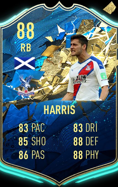 The_VGL_'s tweet photo. DEFENCE 🔰 - RIGHT BACK
@LDownie02 - @UPL_Palace
3 Goals ⚽️
2 Assists 🎯
21/50 Tackles Completed🛡
2 MOTM🏅
#UPLFIFAS3 #UPLFIFAS3TOTS https://t.co/YvE5YO8Dbs