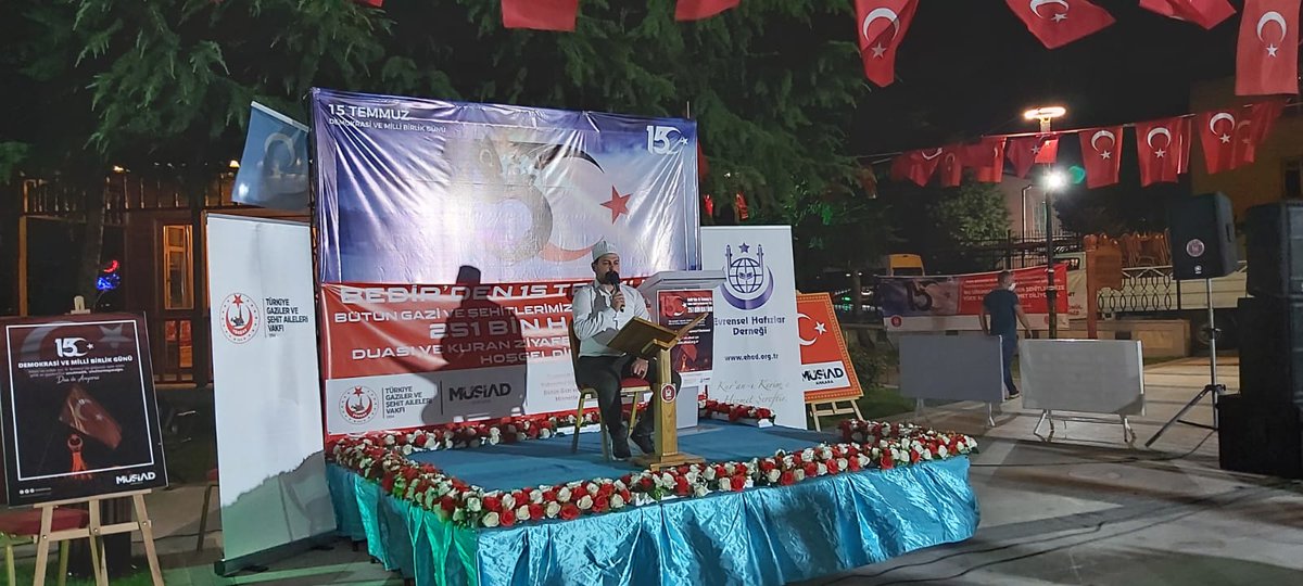 ehadgm's tweet photo. #Bedirden15Temmuza şehit ve gazilerimiz için 251000 #hatimokuyoruz organizasyonumuzun Hatim Duası ve Kuran ziyafeti programında Hafız Orkun Görgün Kuran tilavet ediyor 
#15Temmuz
#Ehad 
#251000hatim
#15TEMMUZDESTANI
@GazilerVakfi @iletisim https://t.co/evZU3Fdoot