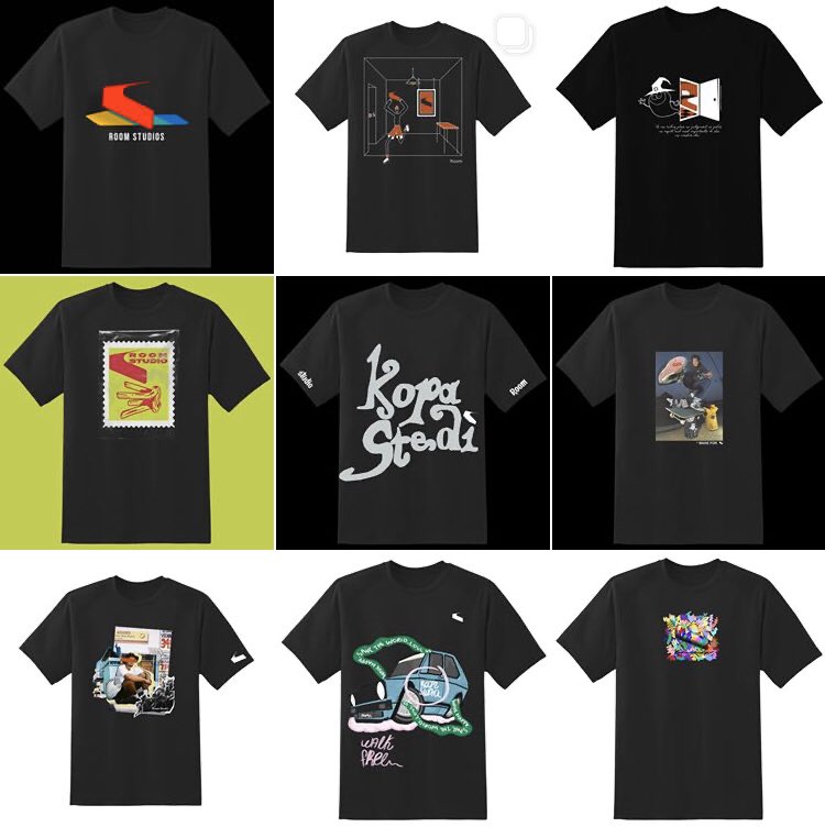 The t-shirt design comp situation on <a href="/roomstudio_/">Room Studio</a> IG right now. 

I’m blown away, it’s crazy. 

GO VOTE.