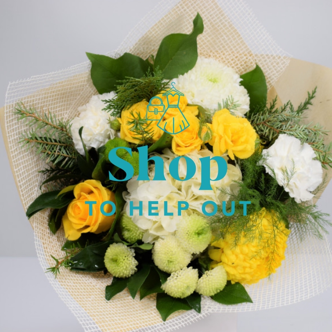 Shop to Help Out in #pointgreyvillage. Beautiful bouquets and floral arrangements can be found at Vanousha Floral. Tag us in your pics! #openwithcare #flowers #summer #shop💐💐💐