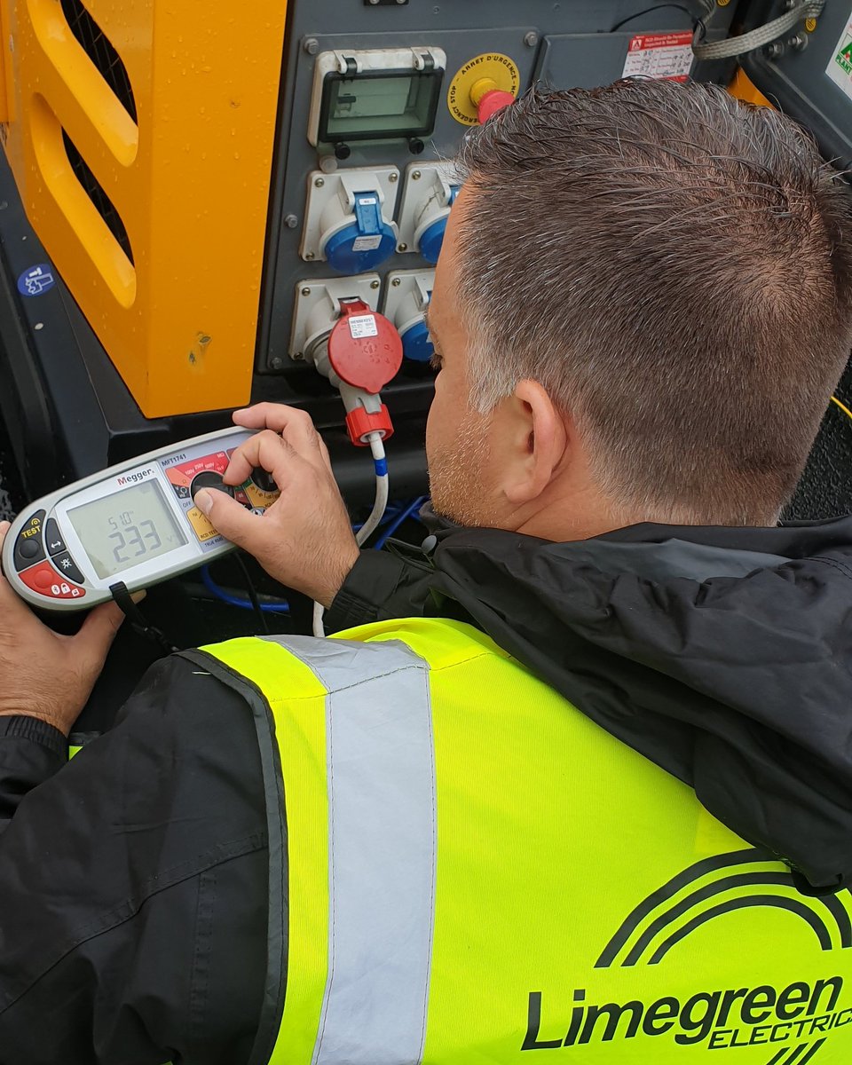 LimegreenLX's tweet photo. Although its not turned out to be the summer we had planned, It's great to still be out testing temporary power systems.
#bs7909 #bs7671 #electricaltesting #electricalsafety
#generatorhire #temporarypower #temporarypowersolutions #eventpower
#events #festival #wedding https://t.co/LXDtIjWXub