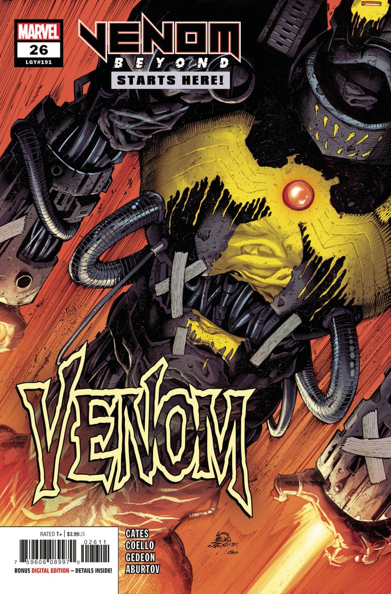 DTGJS1's tweet photo. VENOM #26
(W) Donny Cates (A) Iban Coello (CA) Ryan Stegman https://t.co/6OiOjX9EnN
