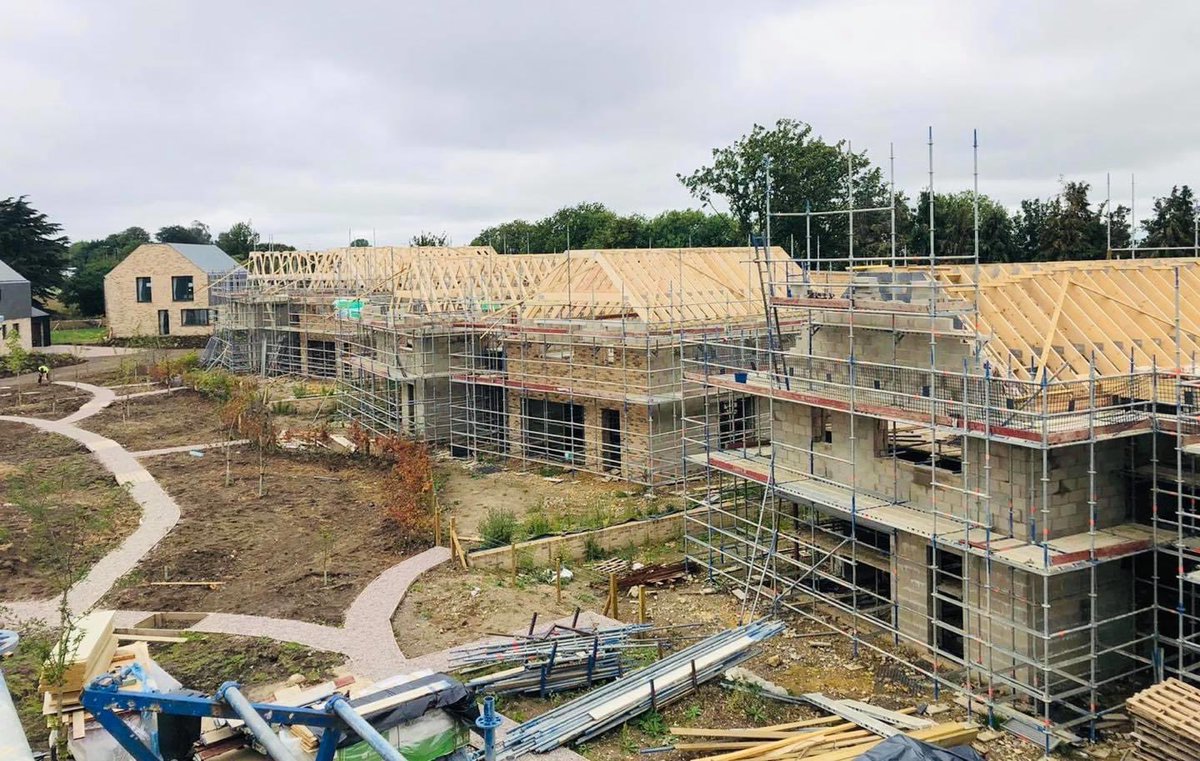 SJM_Electrical's tweet photo. The passive houses are coming on nicely ⚒💡 #electricalservices #electrics #electricians #security #electricalinstallations #commercialelectricians #installations #smallbusiness #sussexbusiness https://t.co/ff3fWRHWw9