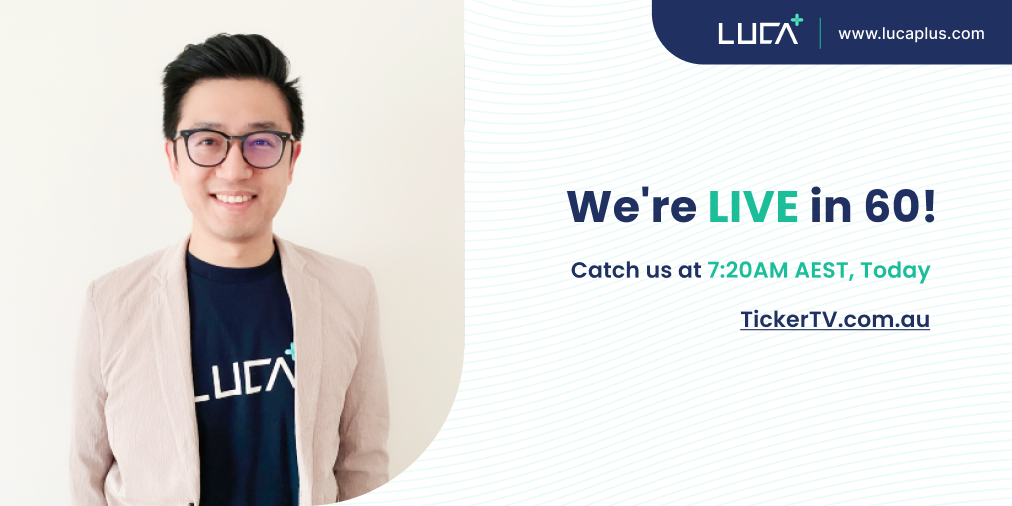 LucaPlusAU's tweet photo. We’re LIVE in an hour! https://t.co/75nGnskN94
Tune in at 7:20 AM on @tickertvau to witness the MOST EXCITING thing ever to happen to #accounting #fintech :0
#lucaplus #einvoicing #ato #qbo #xero #myob #tickertv #ausmedia #fintechnews #ausbiz #newsroom #jumpstart https://t.co/HaE5OOlJtr