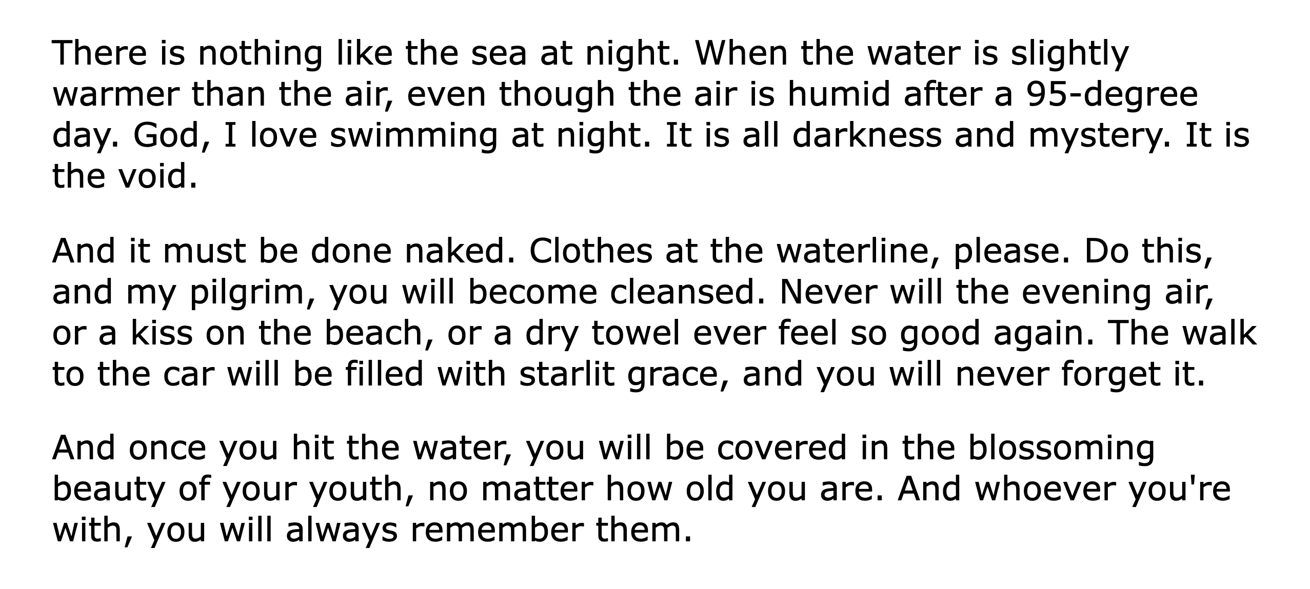 Backstreets Magazine on Twitter "“Clothes at the waterline, please