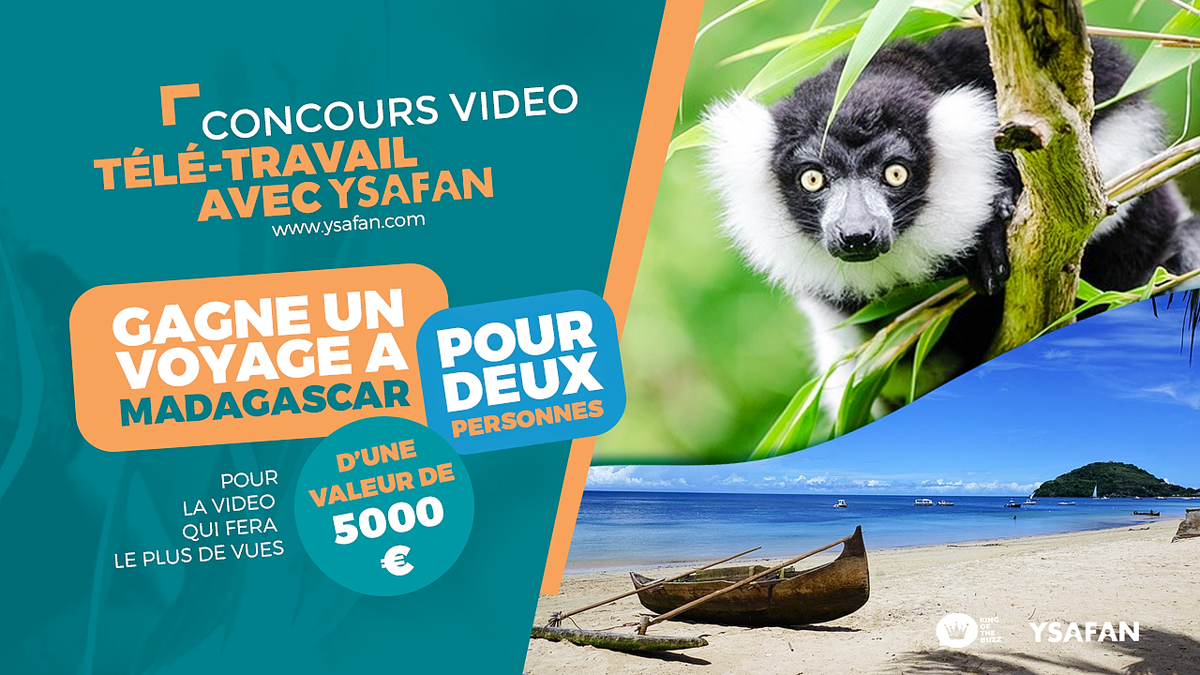 #Gagne un #voyage à l'île paradisiaque de Madagascar en participant au #jeu #concours #vidéo sur King Of The Buzz! Rendez-vous sur kingofthebuzz.com pour toutes les infos nécessaires. 

Bonne chance et que le #buzz soit avec vous!