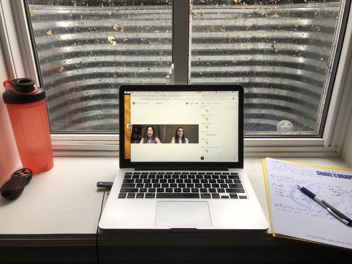 geoffeaton's tweet photo. My office for the latest #YACPrime pres, this one on our commitment to bring our data to YACCers in 1 year vs. The 17 year research ave. #CAPO2020 https://t.co/r87ILPRPBd