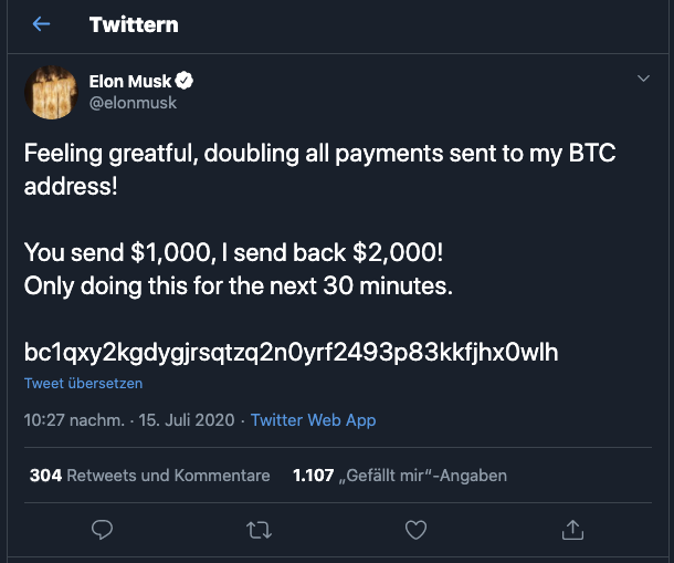 lutzmache's tweet photo. CEO eines mehr als 300.000.000.000 US-Dollar schweren Unternehmens lรคsst sich hacken.
Schon wieder.
(Stating the obvious: nicht machen) https://t.co/hSQwlr6g2x