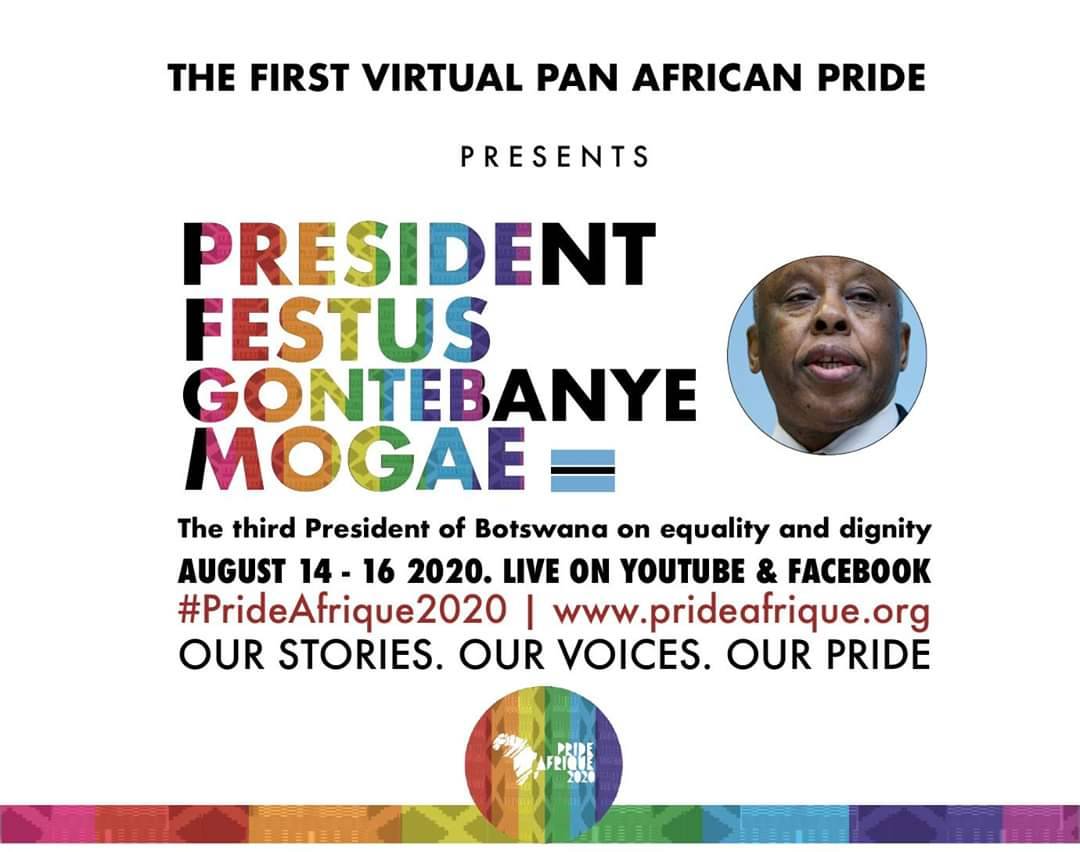 prideafrique's tweet image. Former Botswana president, Festus Gontebanye Mogae, will be joining us for the virtual #PrideAfrique2020 to talk about equality and dignity. His voice will go a long way in galvanizing African leaders to stand with us.